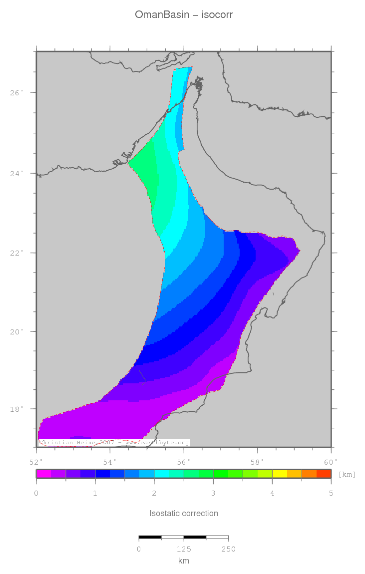 Oman Basin location map