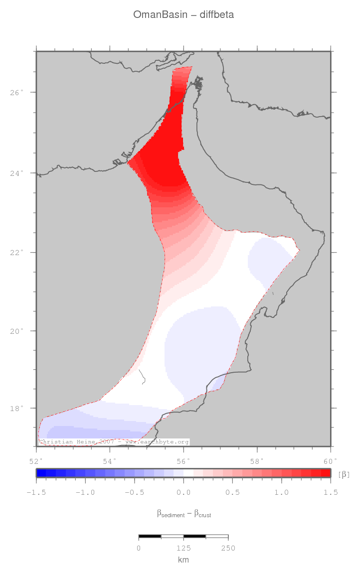 Oman Basin location map