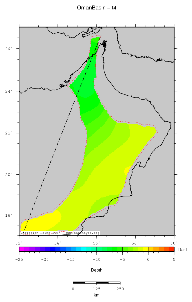 Oman Basin location map