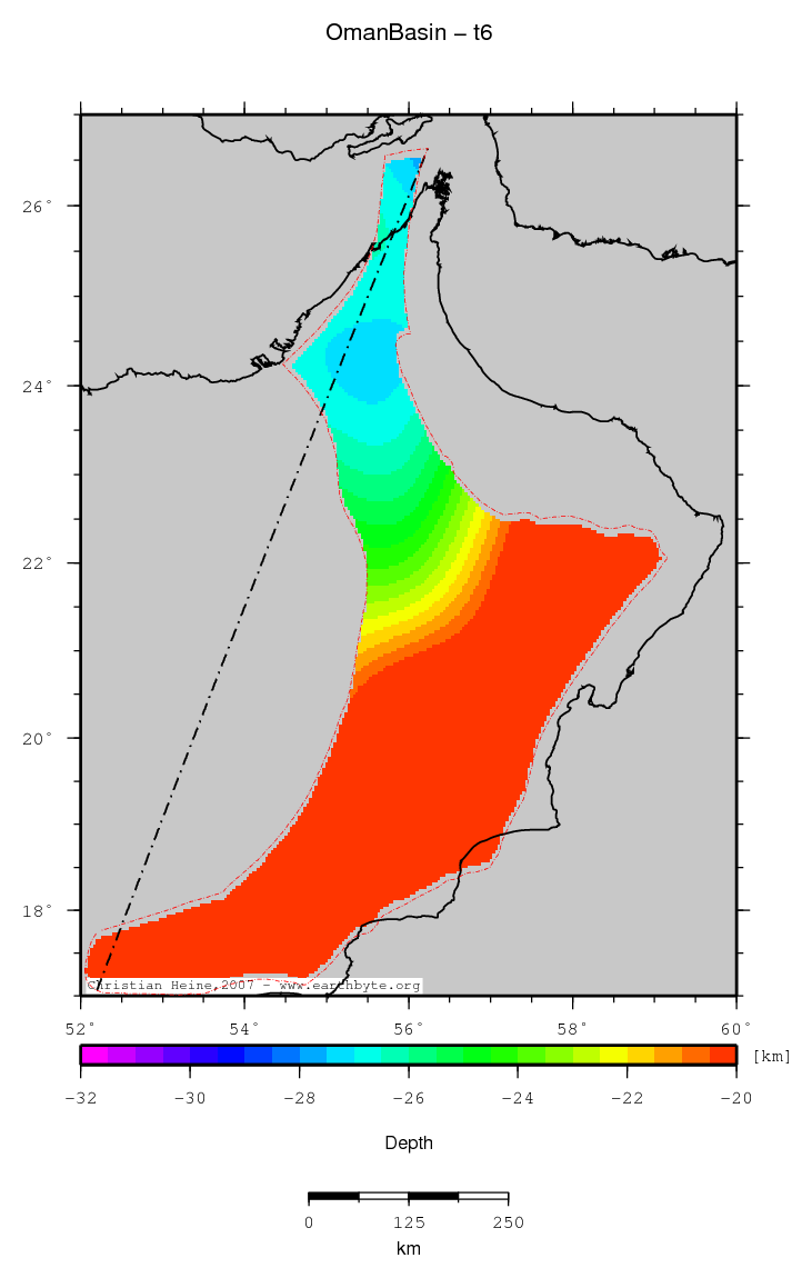 Oman Basin location map