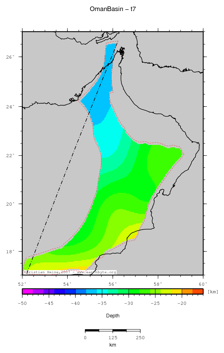 Oman Basin location map