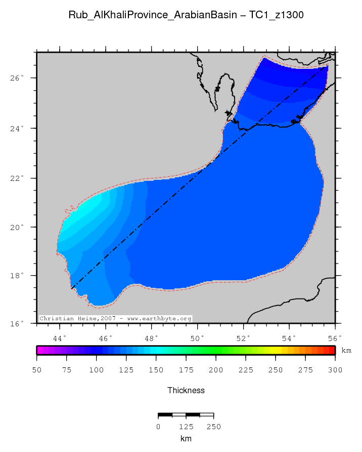 Rub' Al Khali Province (Arabian Basin) location map