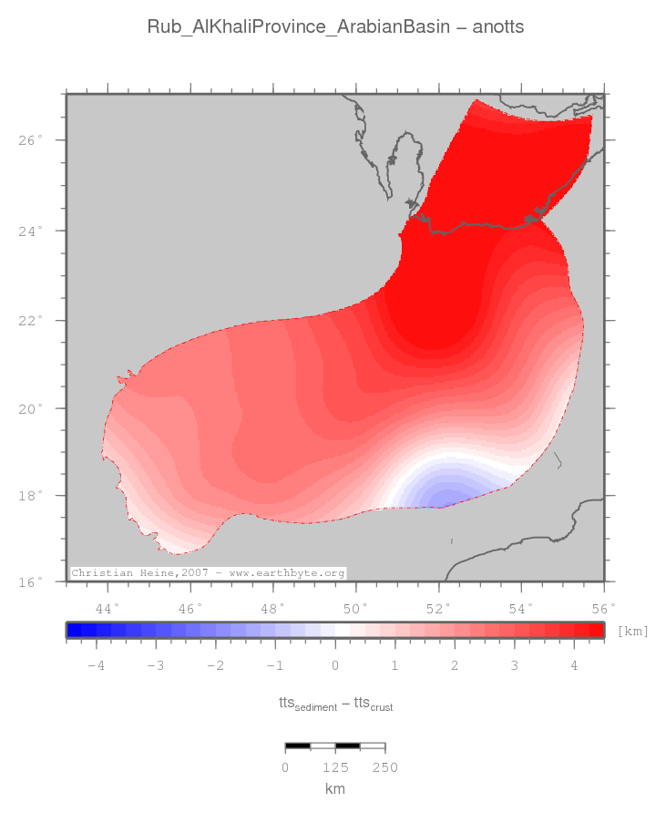 Rub' Al Khali Province (Arabian Basin) location map