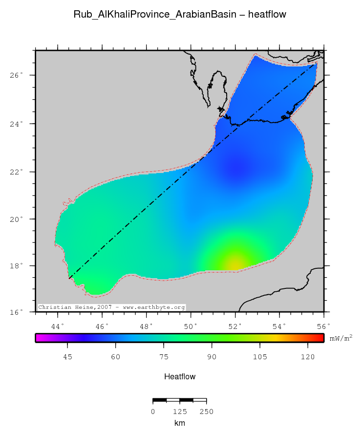 Rub' Al Khali Province (Arabian Basin) location map