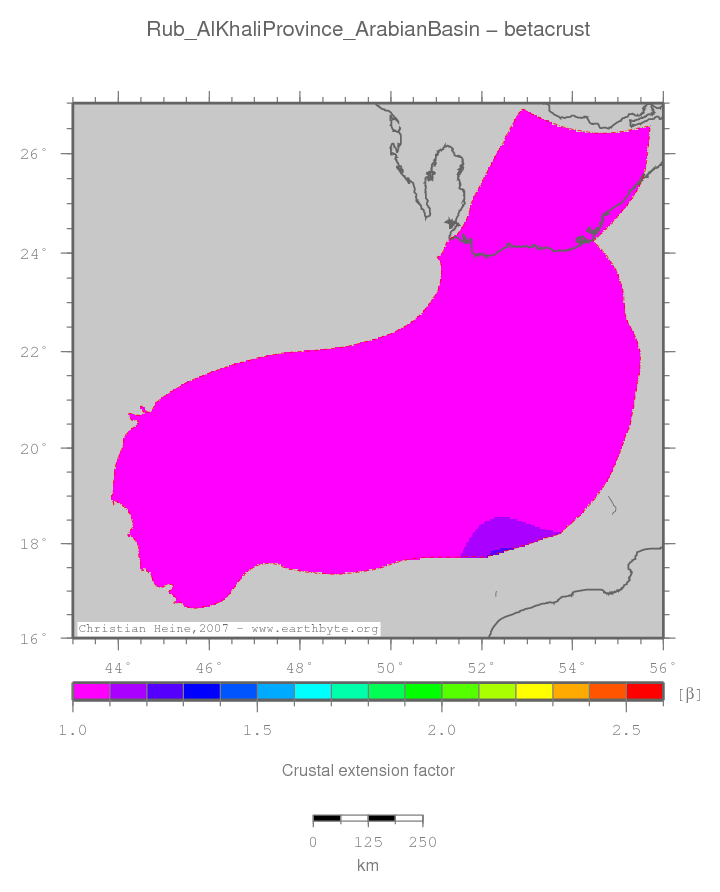 Rub' Al Khali Province (Arabian Basin) location map