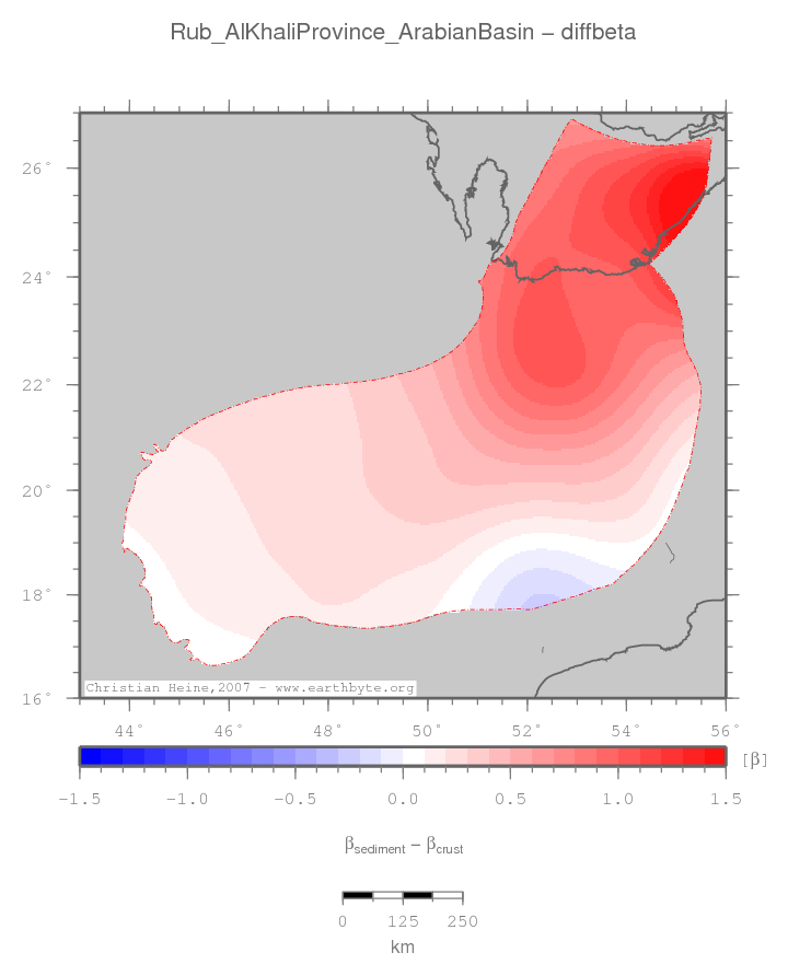 Rub' Al Khali Province (Arabian Basin) location map