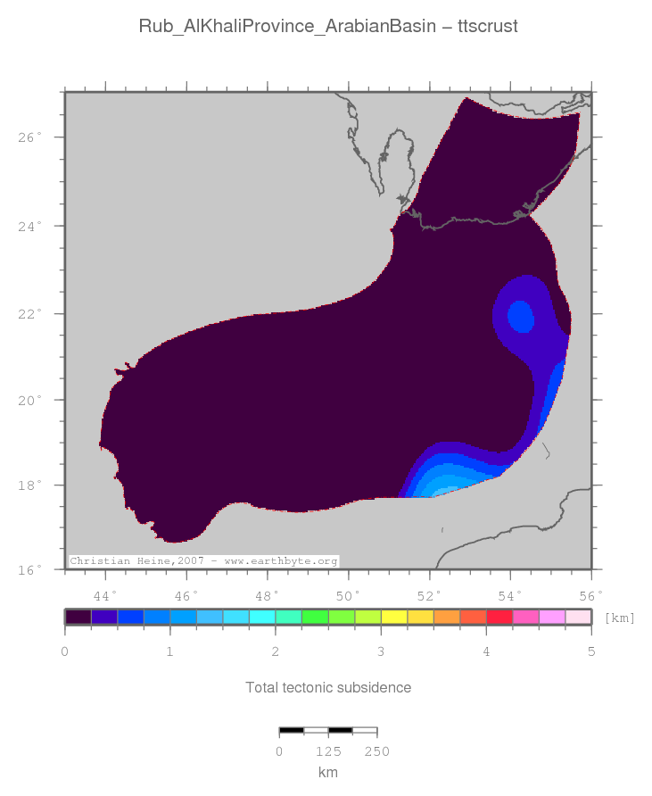 Rub' Al Khali Province (Arabian Basin) location map