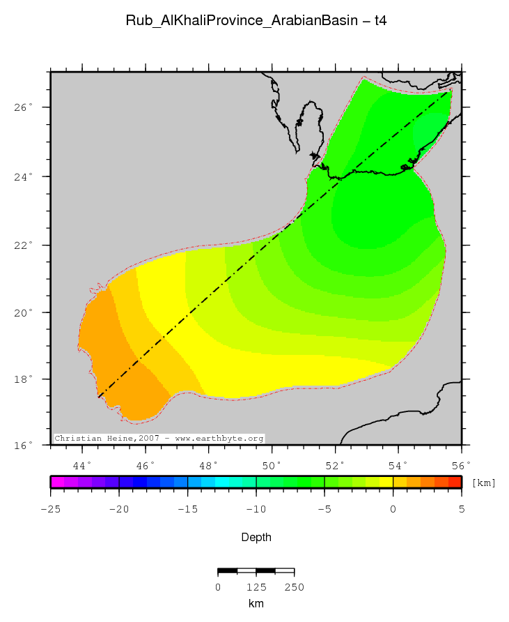 Rub' Al Khali Province (Arabian Basin) location map