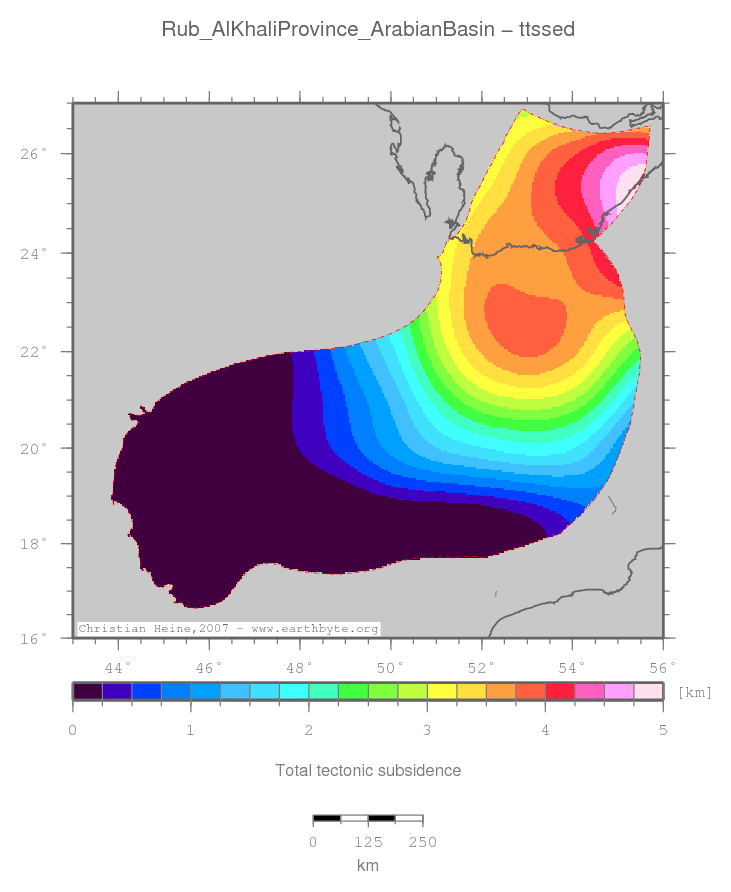 Rub' Al Khali Province (Arabian Basin) location map