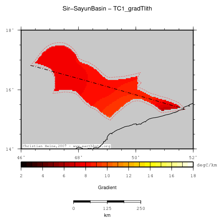 Sir-Sayun Basin location map