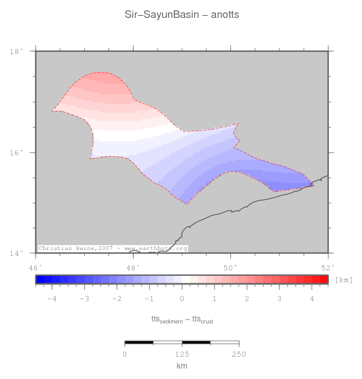 Sir-Sayun Basin location map