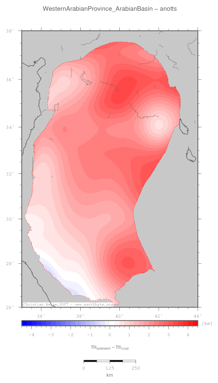 Western Arabian Province (Arabian Basin) location map