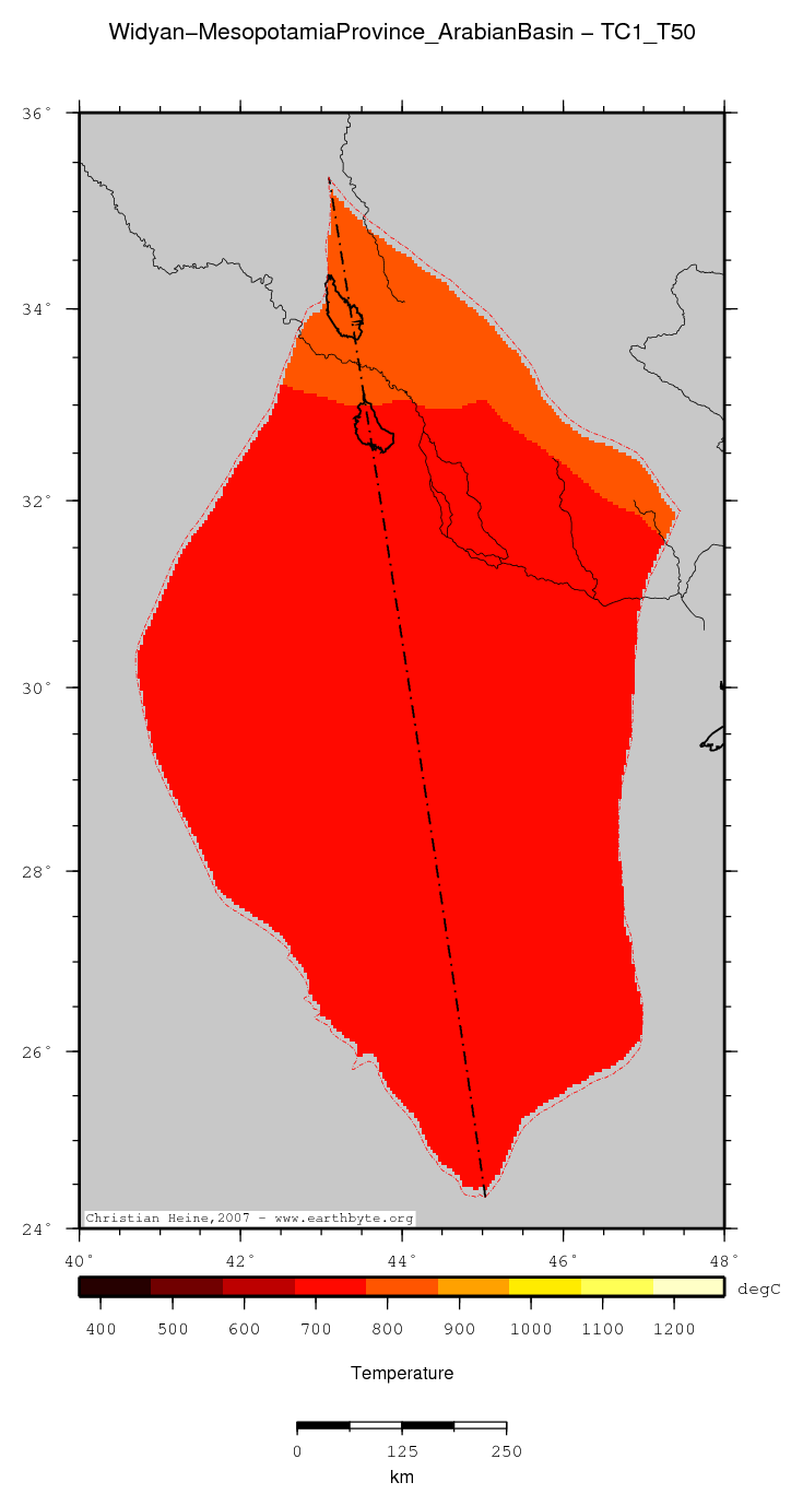 Widyan-Mesopotamia Province (Arabian Basin) location map