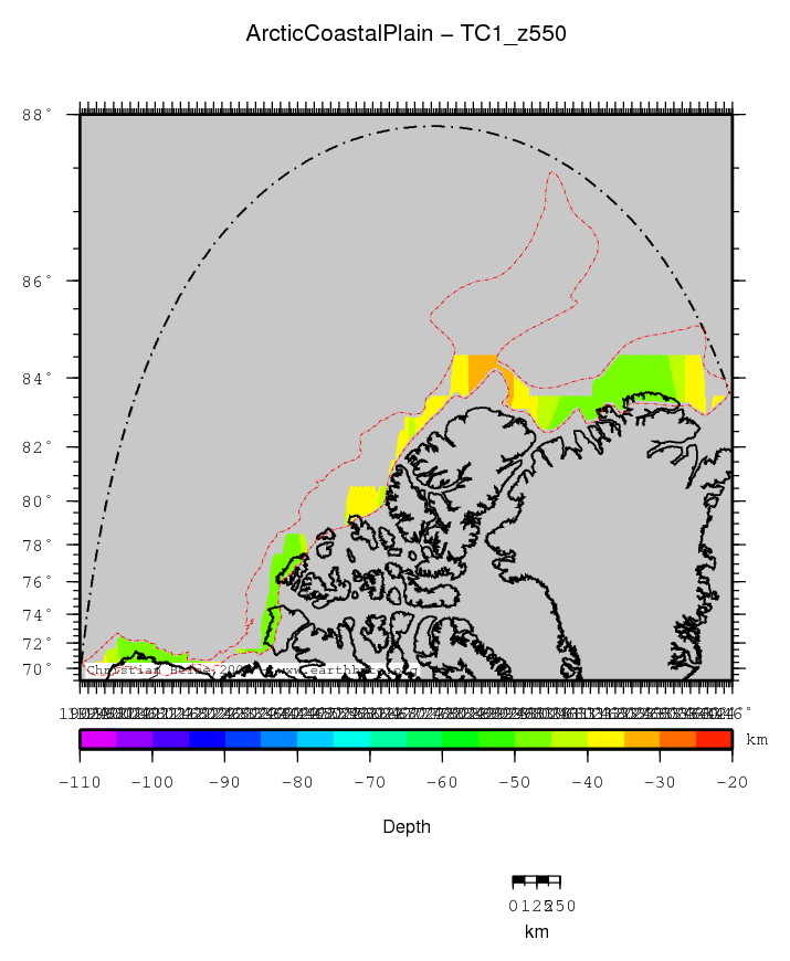 Arctic Coastal Plain location map