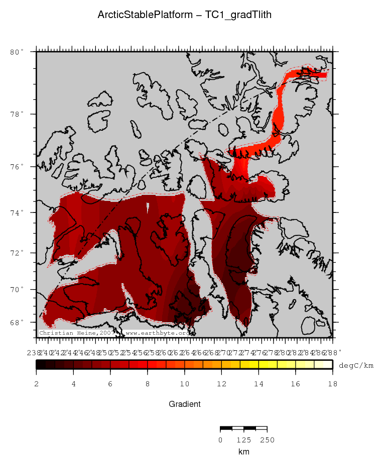 Arctic Stable Platform location map