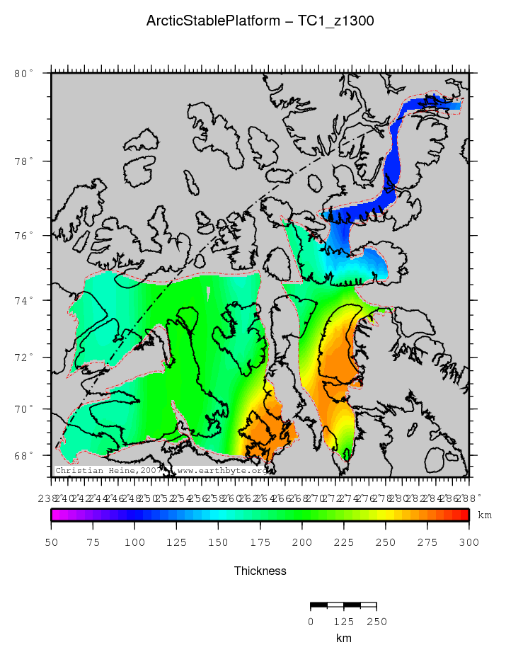 Arctic Stable Platform location map