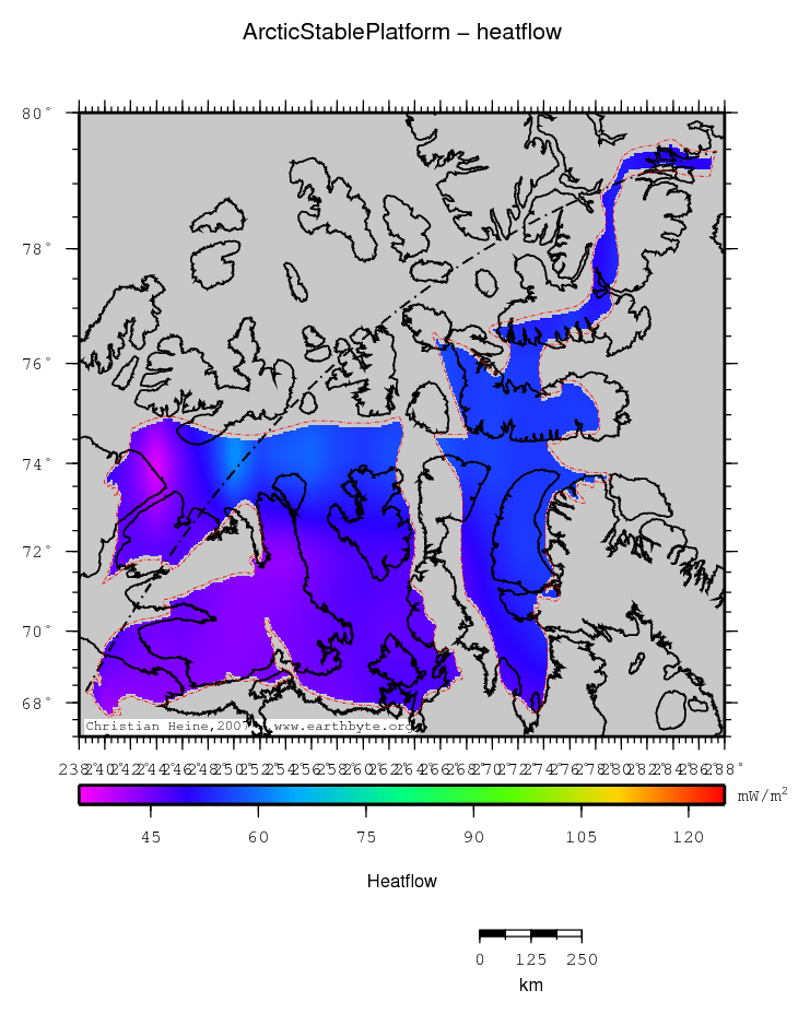 Arctic Stable Platform location map