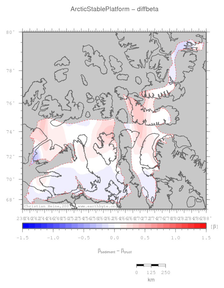 Arctic Stable Platform location map