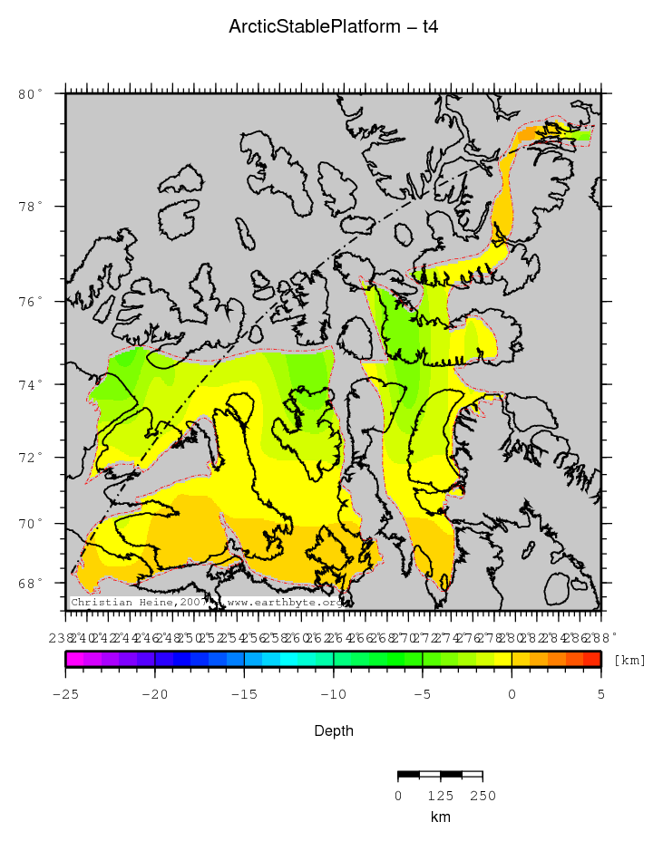 Arctic Stable Platform location map