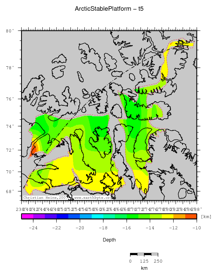 Arctic Stable Platform location map