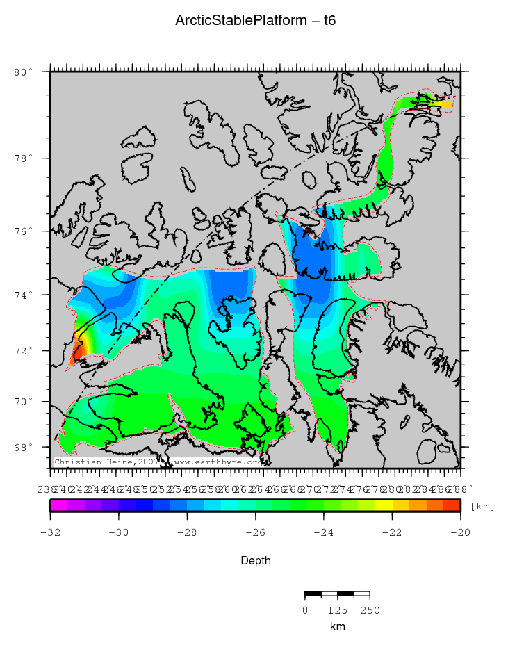 Arctic Stable Platform location map