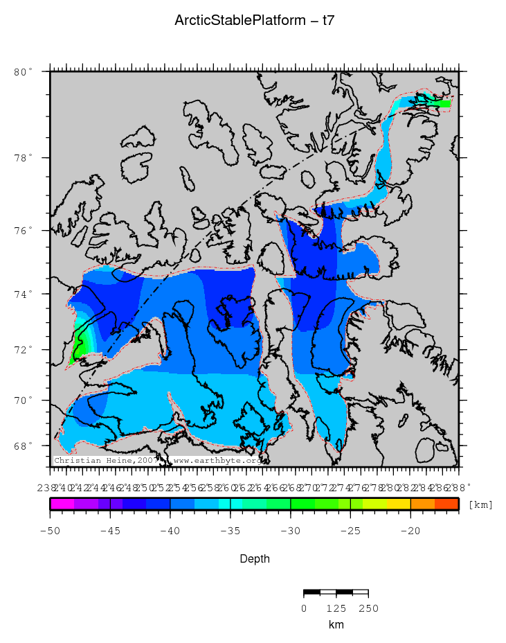 Arctic Stable Platform location map