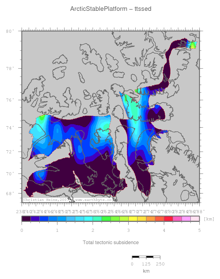 Arctic Stable Platform location map