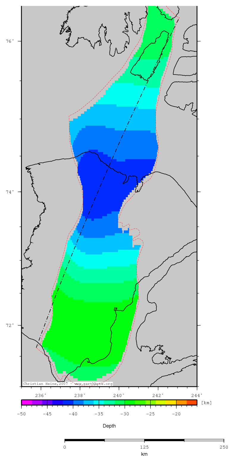 Banks Basin location map