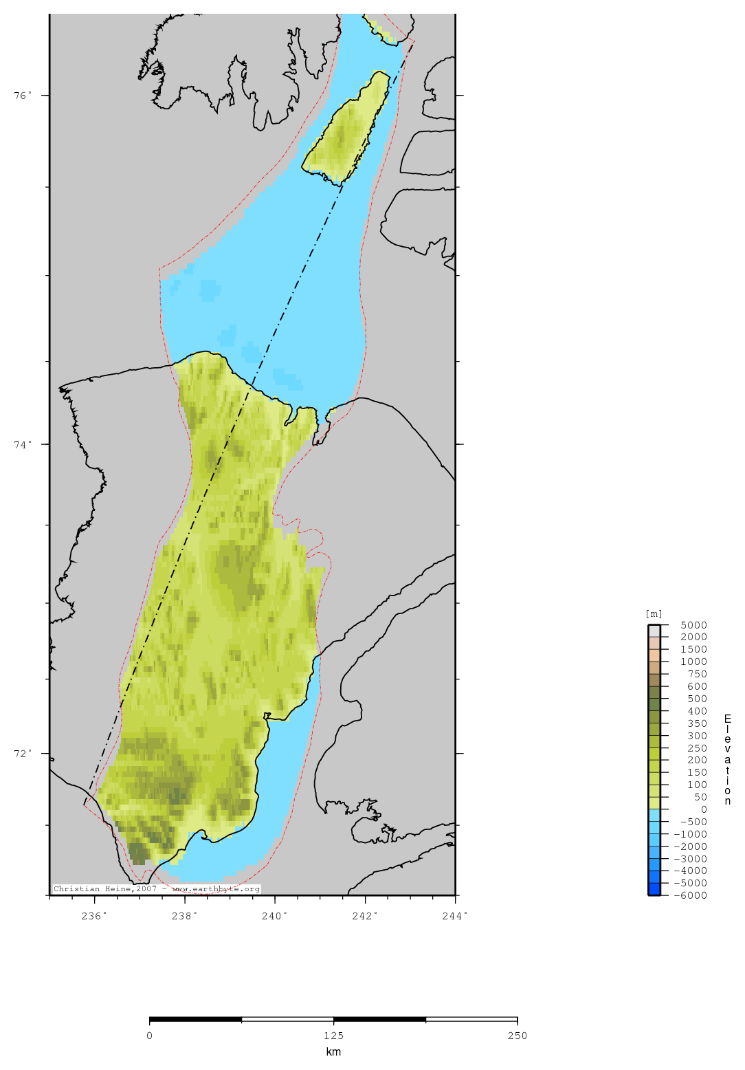 Banks Basin location map