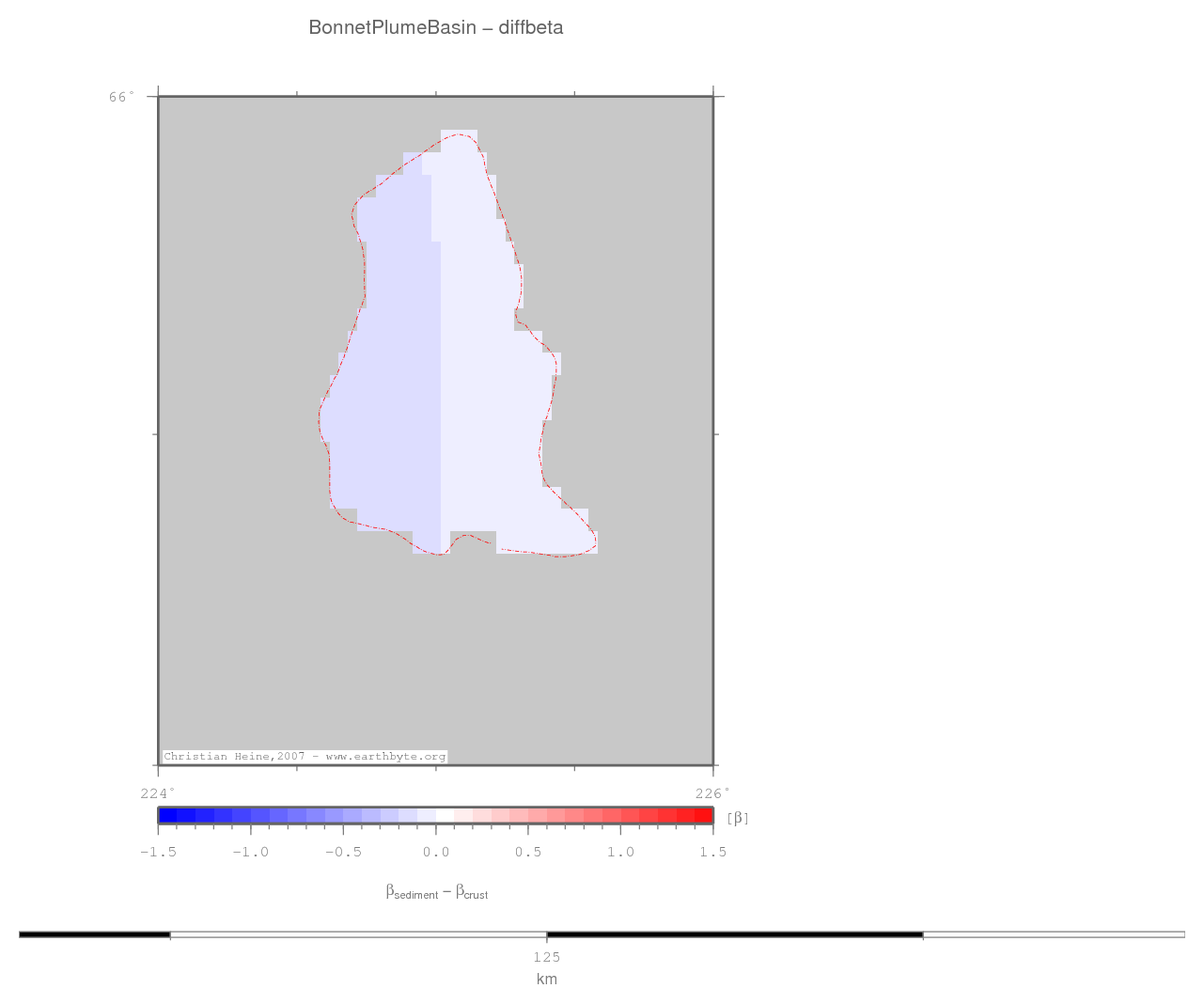 Bonnet Plume Basin location map