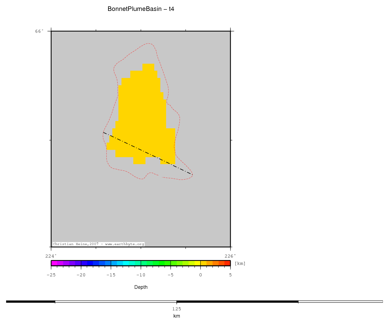 Bonnet Plume Basin location map