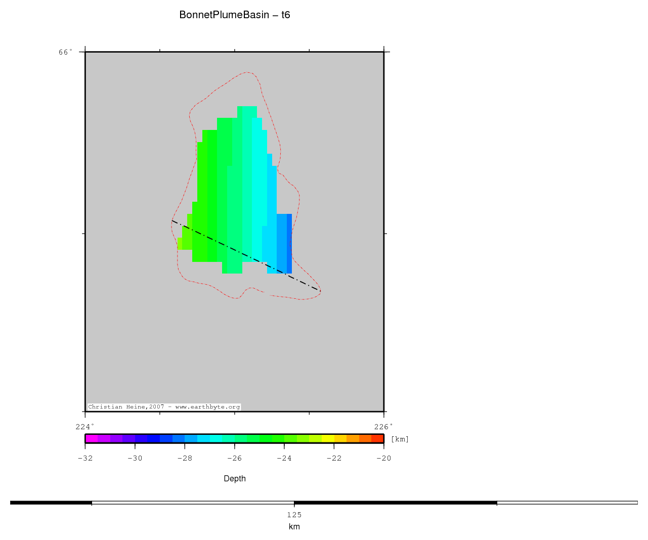 Bonnet Plume Basin location map