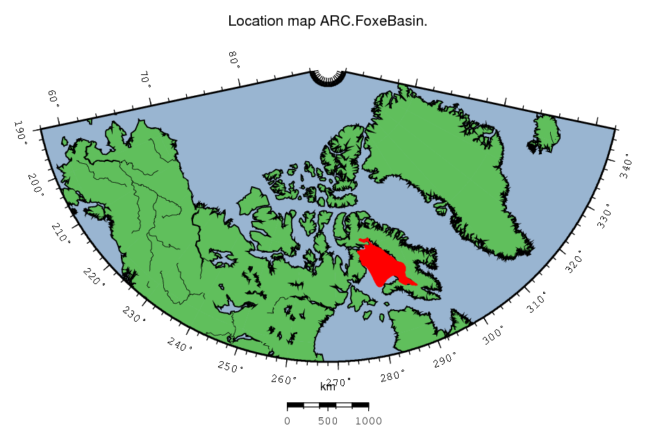 Foxe Basin location map