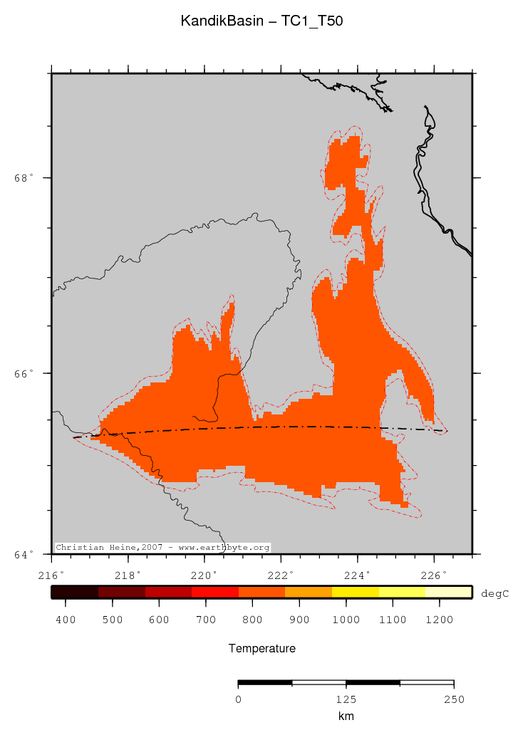 Kandik Basin location map