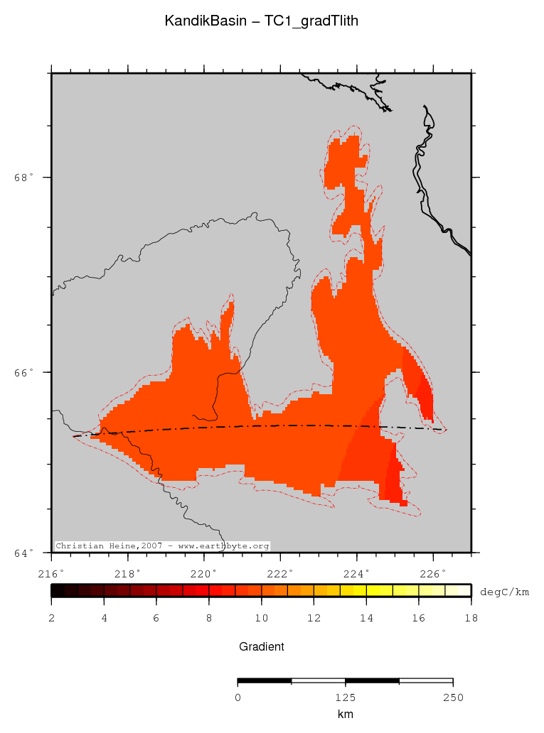 Kandik Basin location map