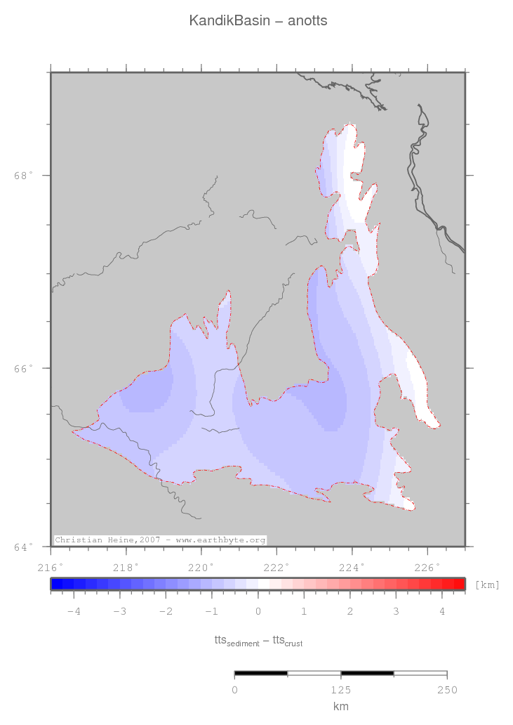 Kandik Basin location map