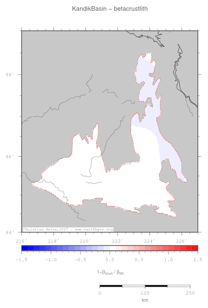 Kandik Basin location map