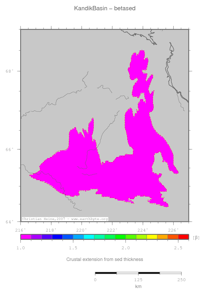 Kandik Basin location map