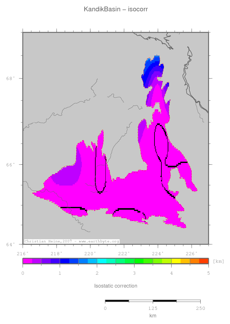 Kandik Basin location map