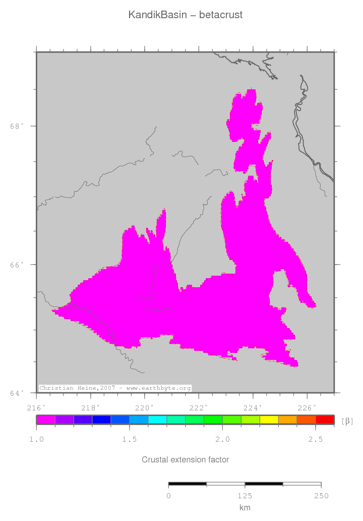 Kandik Basin location map