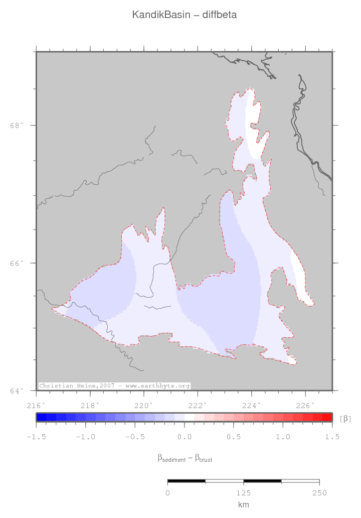 Kandik Basin location map