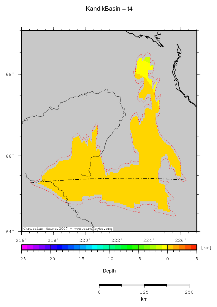 Kandik Basin location map