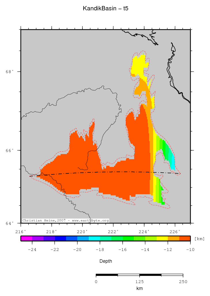 Kandik Basin location map