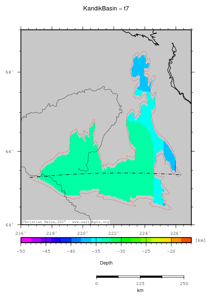 Kandik Basin location map