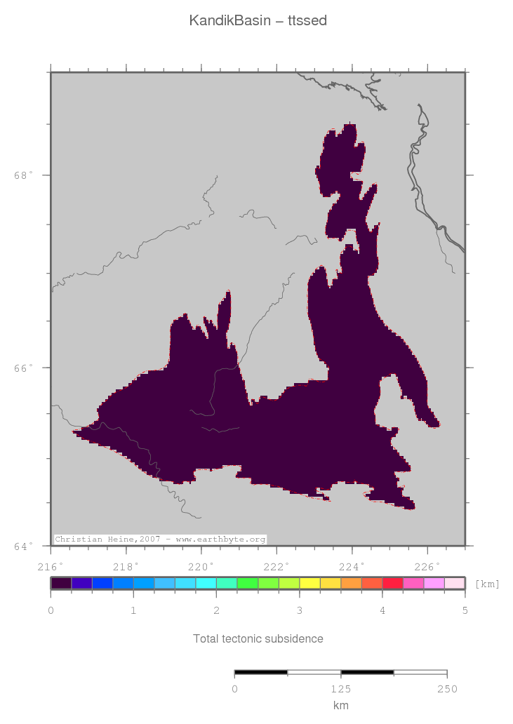 Kandik Basin location map