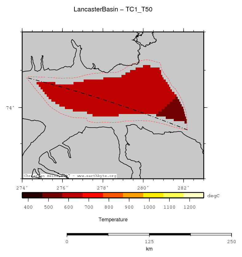 Lancaster Basin location map