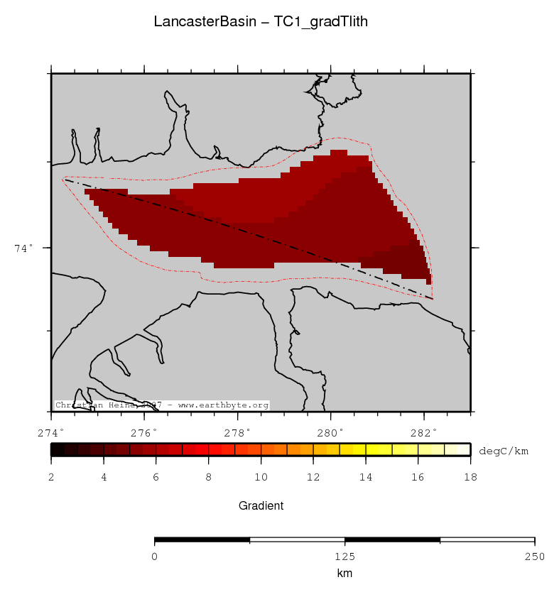 Lancaster Basin location map