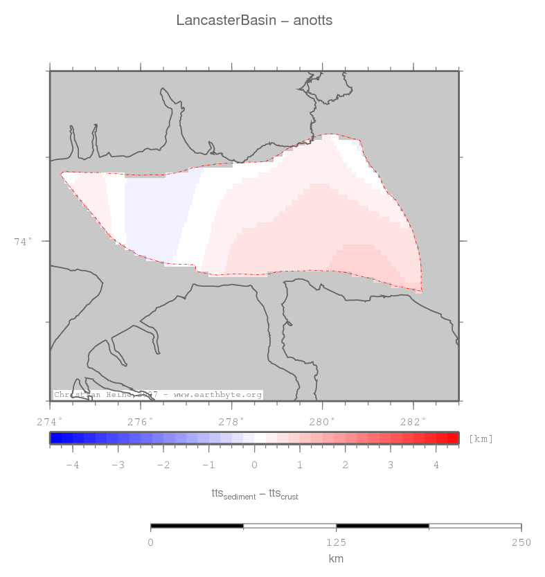 Lancaster Basin location map