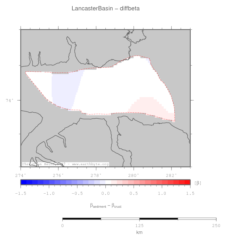 Lancaster Basin location map