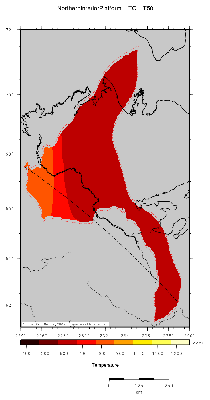 Northern Interior Platform location map